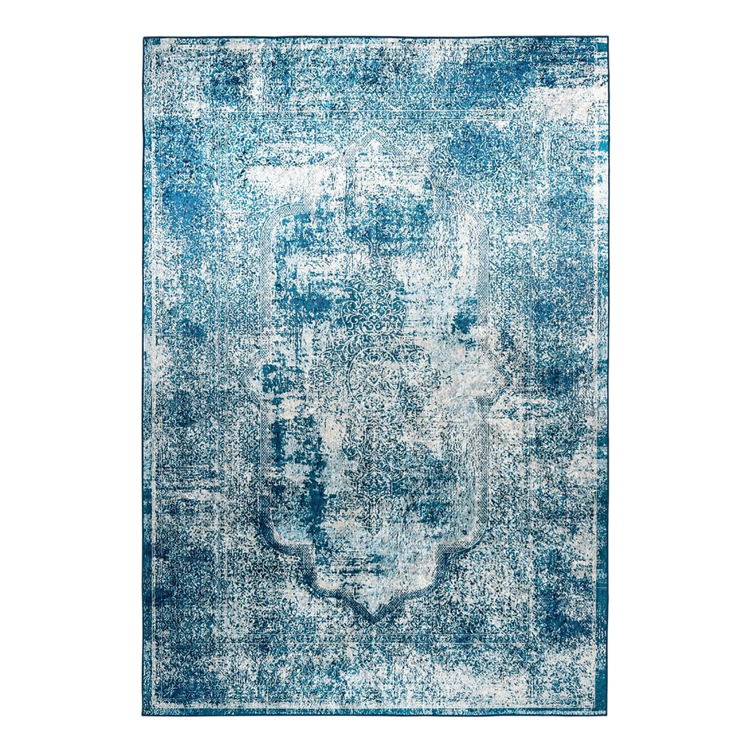Kayoom Tapis Rhodin 425 - Polyester - Bleu - 200 x 290 cm 3 Kayoom Tapis Rhodin 425 - Polyester - Bleu - 200 x 290 cm