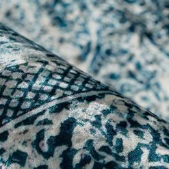 Kayoom Tapis Rhodin 425 - Polyester - Bleu - 200 x 290 cm 10 Kayoom Tapis Rhodin 425 - Polyester - Bleu - 200 x 290 cm -Tapis Soldes Boutique 1000304441 211102 14450900341 DETAILS P000000001000304441