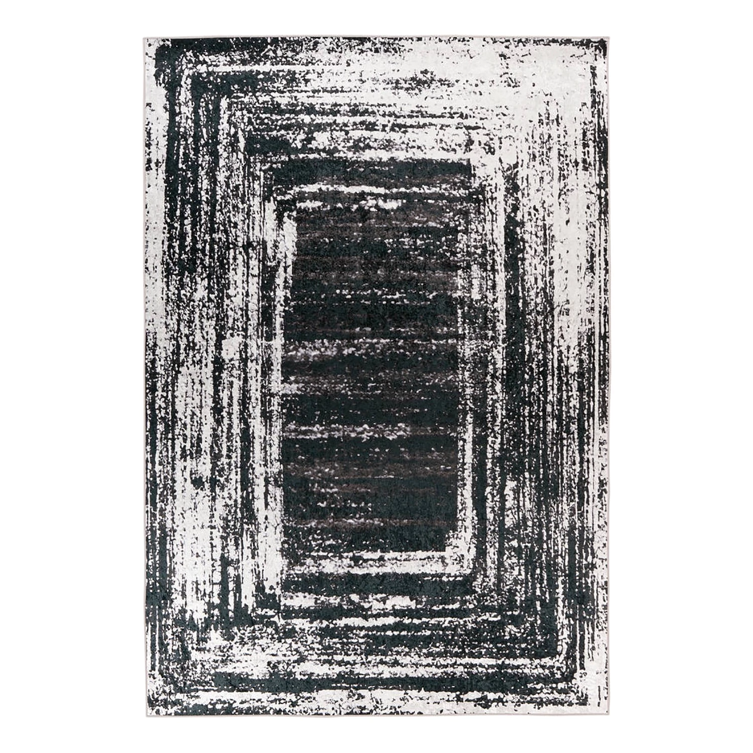 Kayoom Tapis Rhodin 725 - Polyester - Noir / Blanc - 80 x 150 cm 3 Kayoom Tapis Rhodin 725 - Polyester - Noir / Blanc - 80 x 150 cm