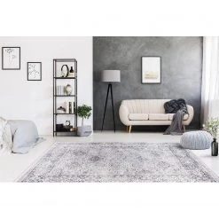 Kayoom Tapis Rhodin 1025 - Polyester - Gris - 160 x 230 cm -Tapis Soldes Boutique 1000304476 211102 14465800478 MOOD DETAILS P000000001000304476 mood