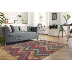 Kayoom Tapis Primavera 225 - Tissu mélangé - Multicolore - 80 x 150 cm -Tapis Soldes Boutique 1000304481 211102 14472500521 MOOD DETAILS P000000001000304481 mood