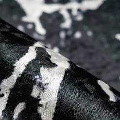 Kayoom Tapis Rhodin 1325 - Polyester - Noir / Blanc - 80 x 150 cm -Tapis Soldes Boutique 1000304496 211102 14475100581 DETAILS P000000001000304496