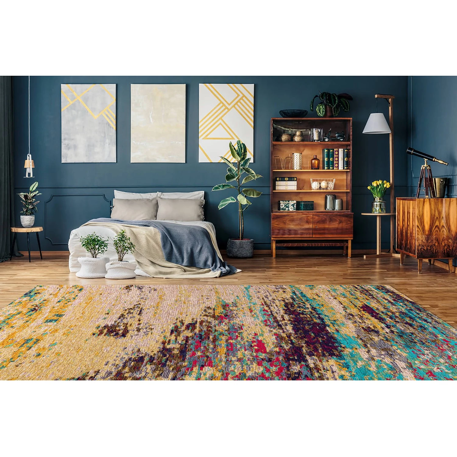 Kayoom Tapis Primavera 625 - Tissu mélangé - Multicolore - 200 x 290 cm 5 Kayoom Tapis Primavera 625 - Tissu mélangé - Multicolore - 200 x 290 cm – Image 3