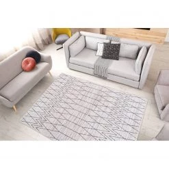 Kayoom Tapis Maya 300 - Polyester - Gris - 160 x 230 cm -Tapis Soldes Boutique 1000304548 211102 14505800874 MOOD DETAILS P000000001000304548 mood