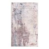 Kayoom Tapis Peron 100 - Polyester - Gris / Taupe - 80 x 150 cm