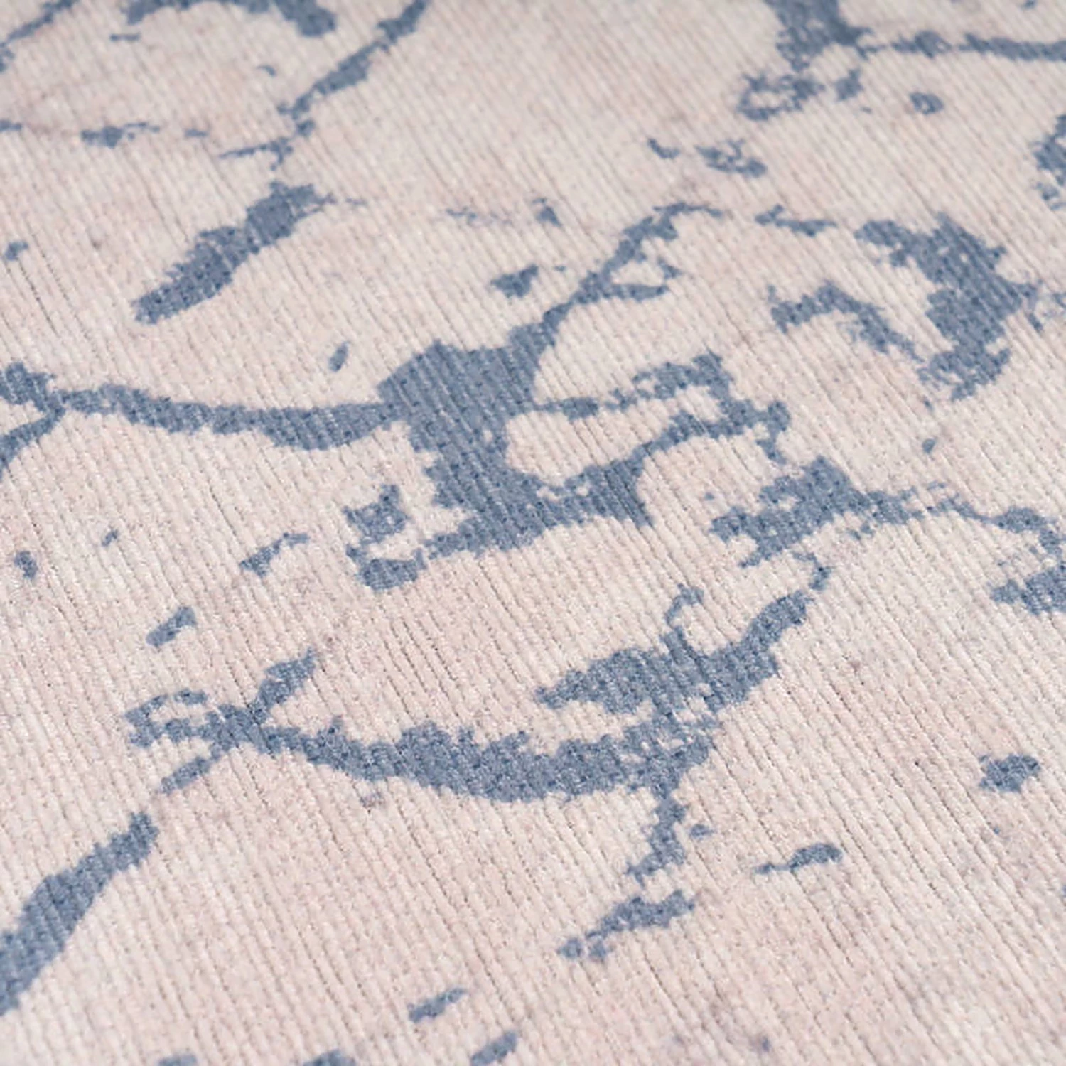 Kayoom Tapis Peron 400 - Polyester - Blanc / Bleu - 200 x 290 cm 6 Kayoom Tapis Peron 400 - Polyester - Blanc / Bleu - 200 x 290 cm – Image 4