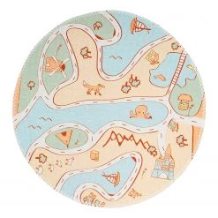 Kayoom Tapis enfant Bambini 200 IV - Polyester / Multicolore