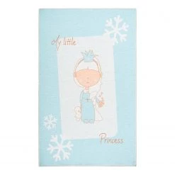 Kayoom Tapis enfant Bambini 100 II - Polyester - Menthe - 80 x 150 cm