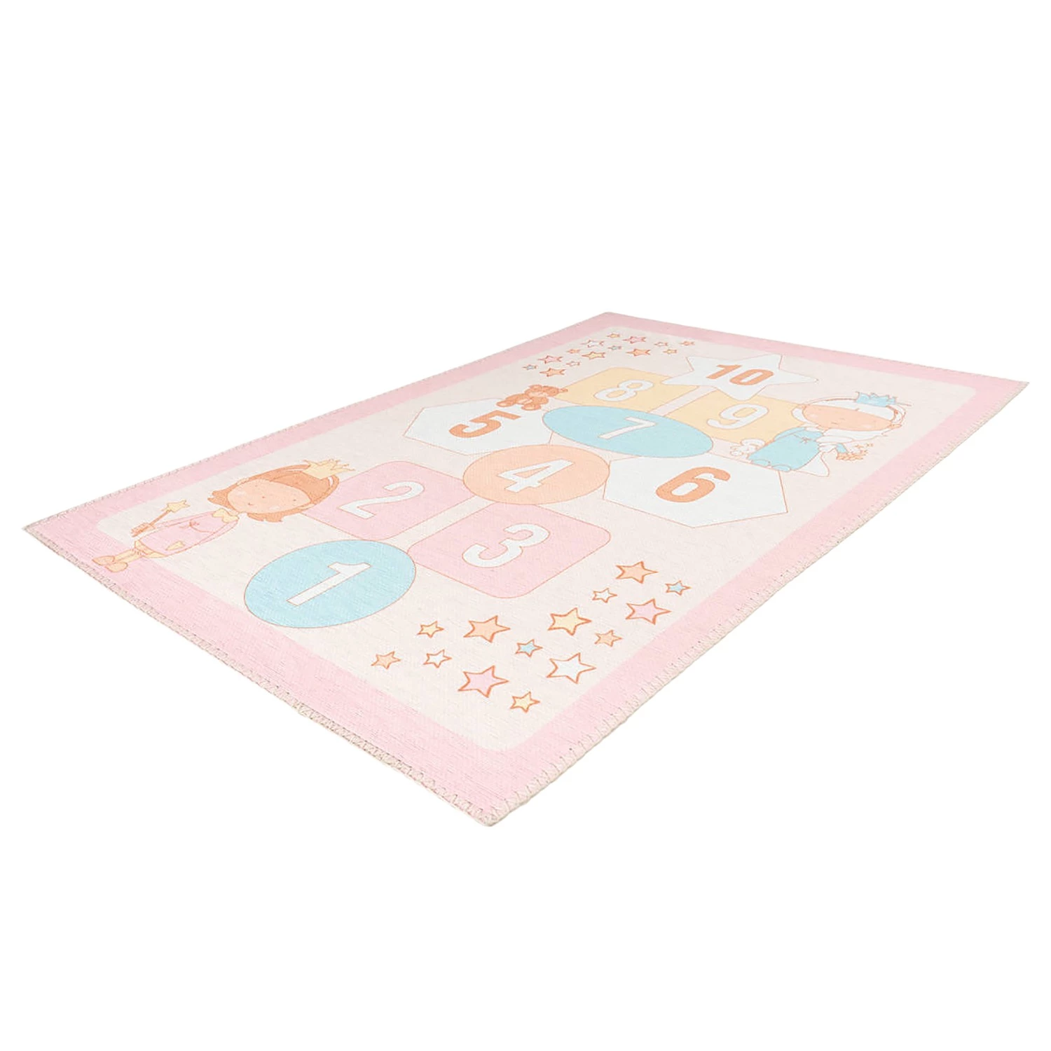 Kayoom Tapis enfant Playground 100 I - Polyester - Rose - 160 x 230 cm 4 Kayoom Tapis enfant Playground 100 I - Polyester - Rose - 160 x 230 cm – Image 2