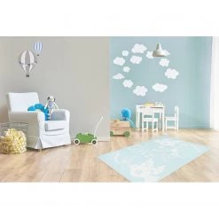 Kayoom Tapis enfant Bambini 400 I - Polyester - Menthe - 80 x 150 cm -Tapis Soldes Boutique 1000304684 211102 14580201553 MOOD DETAILS P000000001000304684 mood