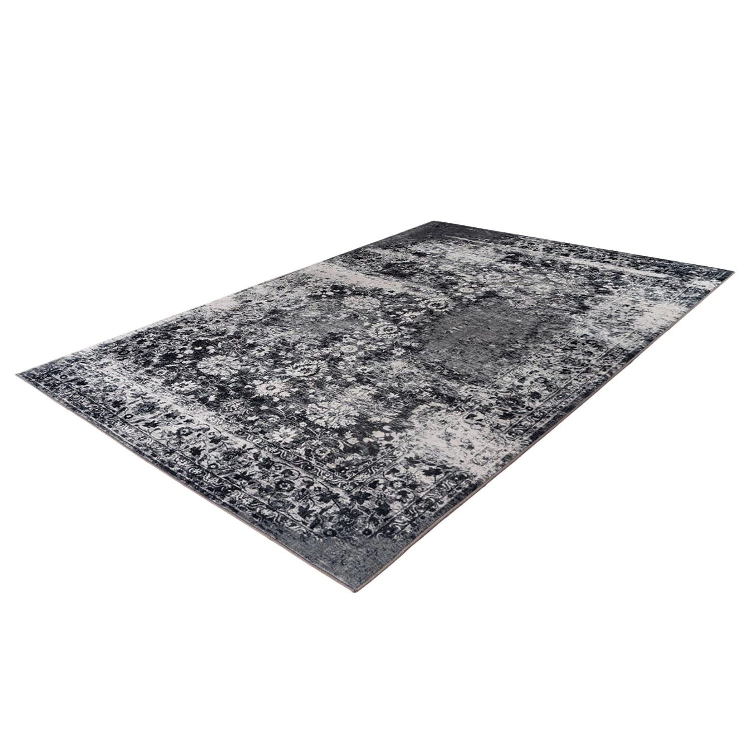 Kayoom Tapis Saphira 400 - Polyester - Gris - 120 x 170 cm 5 Kayoom Tapis Saphira 400 - Polyester - Gris - 120 x 170 cm – Image 3