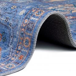 Nouristan Tapis Nain Madina - Polyester - Bleu jean - 80 x 150 cm 9 Nouristan Tapis Nain Madina - Polyester - Bleu jean - 80 x 150 cm -Tapis Soldes Boutique 1000304767 211101 06354000092 DETAILS P000000001000304767