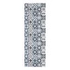 Andiamo Tapis de couloir Marrakesch - Vinyle - Multicolore - Gris / Bleu - 70 x 200 cm