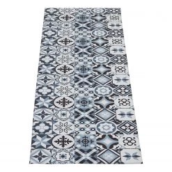 Andiamo Tapis de couloir Marrakesch - Vinyle - Multicolore - Gris / Bleu - 70 x 200 cm -Tapis Soldes Boutique 1000307588 211202 19393400684 DETAILS P000000001000307588