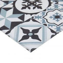 Andiamo Tapis de couloir Marrakesch - Vinyle - Multicolore - Gris / Bleu - 70 x 200 cm -Tapis Soldes Boutique 1000307588 211202 19394500696 DETAILS P000000001000307588