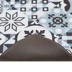 Andiamo Tapis de couloir Marrakesch - Vinyle - Multicolore - Gris / Bleu - 70 x 200 cm -Tapis Soldes Boutique 1000307588 211202 19394500702 DETAILS P000000001000307588