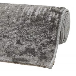 Luxor living Tapis Saragossa - Polypropylène / Polyester - Gris foncé - 67 x 140 cm -Tapis Soldes Boutique 1000307635 211202 19405200728 DETAILS P000000001000307635