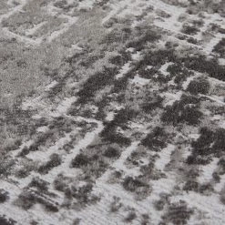 Luxor living Tapis Saragossa - Polypropylène / Polyester - Gris foncé - 67 x 140 cm -Tapis Soldes Boutique 1000307635 211202 19411400763 DETAILS P000000001000307635