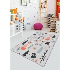 Top Square Tapis enfant Franzi - Polyester - Multicolore -Tapis Soldes Boutique 1000307712 211110 08321200387 MOOD DETAILS P000000001000307712 mood