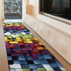 Top Square Tapis de couloir Colorful - Polypropylène - Multicolore -Tapis Soldes Boutique 1000307732 211110 08321300456 MOOD DETAILS P000000001000307732 mood