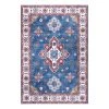 ELLE DECORATION Tapis Tabriz Dena - Polyester - Bleu-gris - 200 x 290 cm