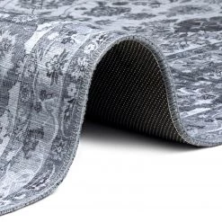 ELLE DECORATION Tapis Nain Zarin - Polyester - Gris minéral - 80 x 150 cm -Tapis Soldes Boutique 1000307808 211110 10352500180 DETAILS P000000001000307808