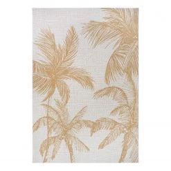 Northrugs Tapis intérieur / extérieur Jaora - PolypropylÚne - Doré - 200 x 290 cm