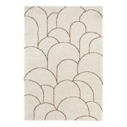 Mint Rugs Tapis épais Thane - Polypropylène - Crème / Marron - 120 x 170 cm