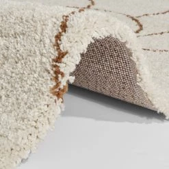 Mint Rugs Tapis épais Thane - Polypropylène - Crème / Marron - 120 x 170 cm -Tapis Soldes Boutique 1000310023 211123 12151100156 DETAILS P000000001000310023