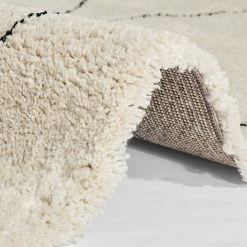 Mint Rugs Tapis épais Roha - Polypropylène - Crème / Noir - 160 x 230 cm -Tapis Soldes Boutique 1000310040 211123 12151300224 DETAILS P000000001000310040