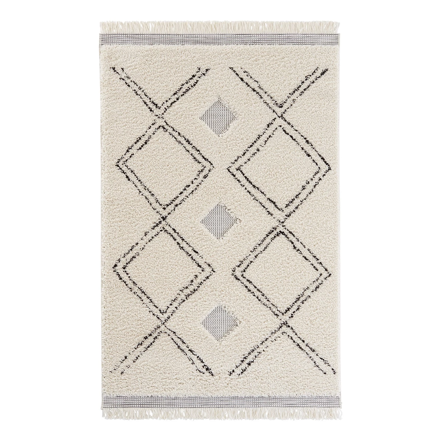 Mint Rugs Tapis épais Aranos - Polypropylène - Crème / Noir - 200 x 290 cm 3 Mint Rugs Tapis épais Aranos - Polypropylène - Crème / Noir - 200 x 290 cm