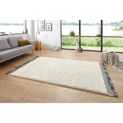 Mint Rugs Tapis épais Lompu - Polypropylène - Crème / Gris - 200 x 290 cm -Tapis Soldes Boutique 1000310093 211123 12152500414 MOOD DETAILS P000000001000310093 mood