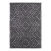 Mint Rugs Tapis épais Toboso - Polypropylène - Gris / Crème - 120 x 170 cm