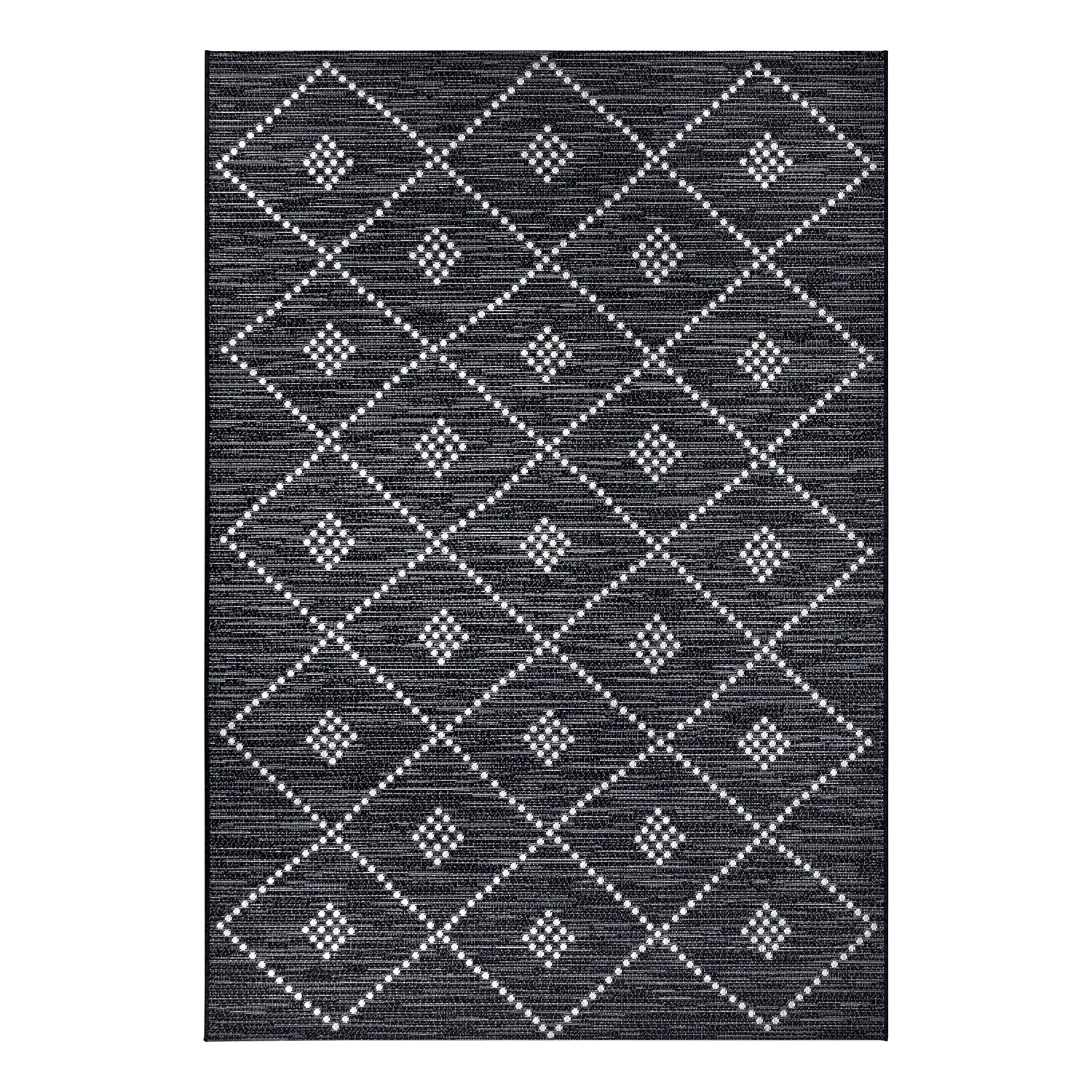 Freundin Home Collection Tapis Kaipa - Polypropylène - Anthracite / Crème - 155 x 230 cm 3 Freundin Home Collection Tapis Kaipa - Polypropylène - Anthracite / Crème - 155 x 230 cm