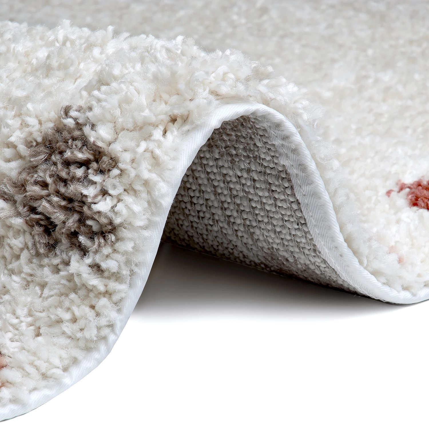 Mint Rugs Tapis shaggy Holy - Polypropylène - Crème / Multicolore 4 Mint Rugs Tapis shaggy Holy - Polypropylène - Crème / Multicolore – Image 2