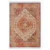 Nouristan Tapis Samia - Polyester recyclé / Coton recyclé / Polypropylène - Orange / Rouge - 120 x 170 cm -Tapis Soldes Boutique 1000312081 211130 13003200446 IMAGE P000000001000312081