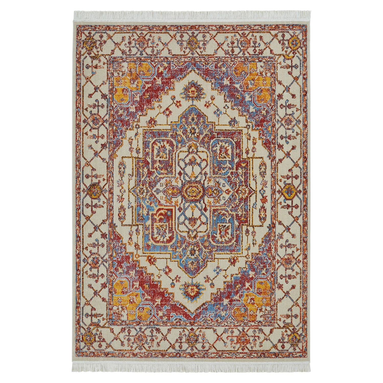 Nouristan Tapis Miran - Polyester recyclé / Coton recyclé / Polypropylène - Multicolore - 80 x 150 cm 3 Nouristan Tapis Miran - Polyester recyclé / Coton recyclé / Polypropylène - Multicolore - 80 x 150 cm
