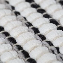 Andiamo Tapis Milo Line - Coton - Noir - 60 x 160 cm -Tapis Soldes Boutique 1000313221 211202 143321000065 DETAILS P000000001000313221