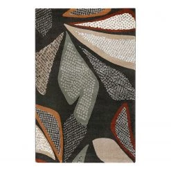 Esprit Home Tapis Hazel - Polypropylène - Anthracite - 200 x 290 cm