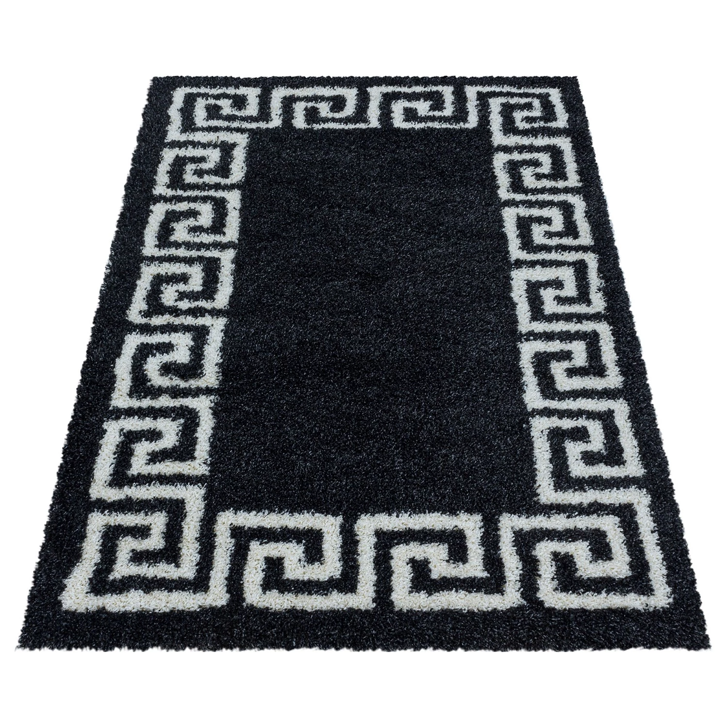 Ayyildiz Tapis épais Koba II - Polypropylène - Noir - 160 x 230 cm 5 Ayyildiz Tapis épais Koba II - Polypropylène - Noir - 160 x 230 cm – Image 3