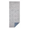 Freundin Home Collection Tapis de couloir réversible Olympia - Polypropylène - Bleu
