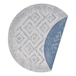 Freundin Home Collection Tapis réversible Olympia II - Polypropylène - Bleu