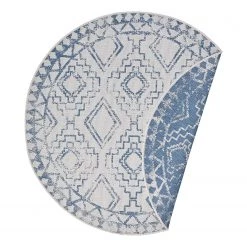 Freundin Home Collection Tapis réversible Elion - Polypropylène - Bleu