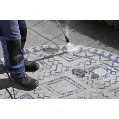 Freundin Home Collection Tapis réversible Elion - Polypropylène - Bleu -Tapis Soldes Boutique 1000316296 211229 13264500496 DETAILS P000000001000316296