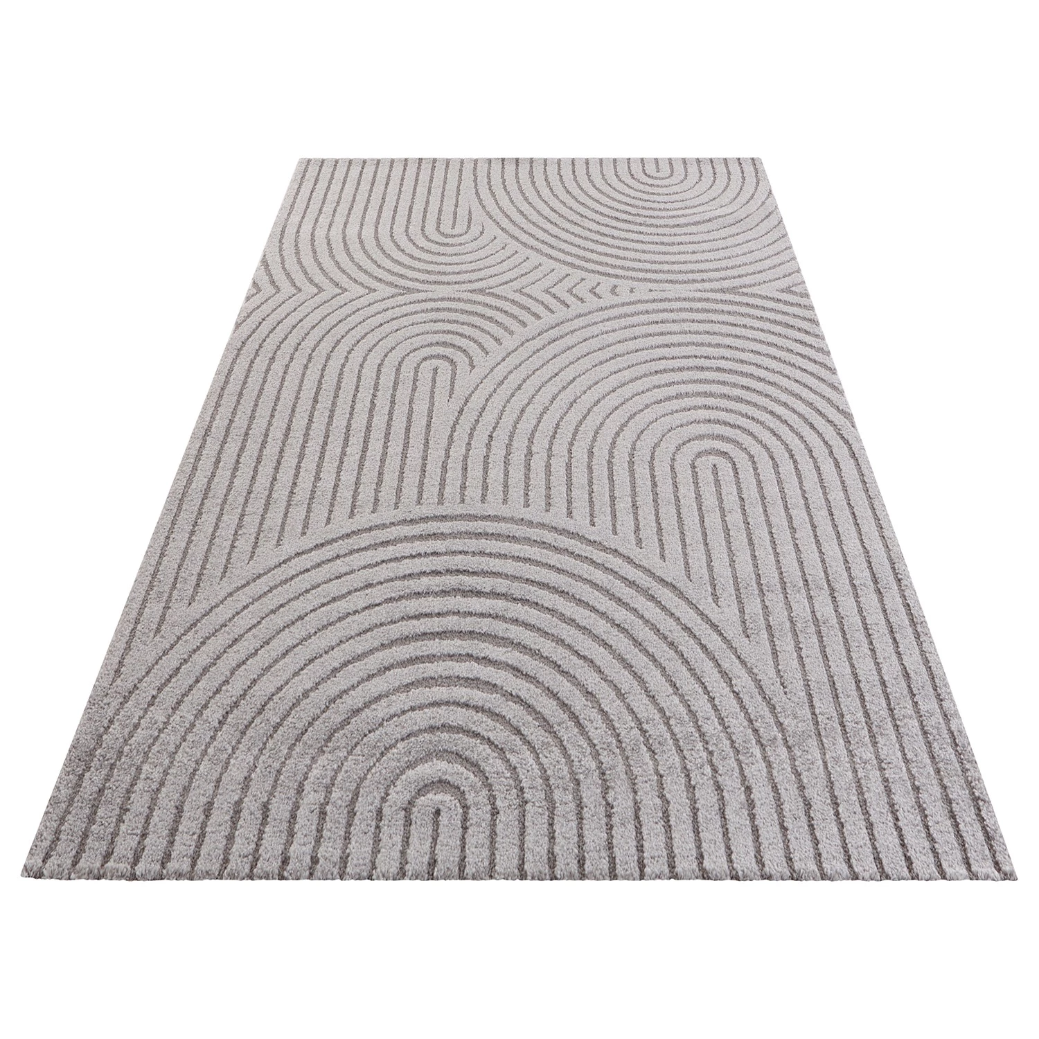 ELLE DECORATION Tapis Optik Panglao - Polyester / Polypropylène - Gris - 80 x 150 cm 5 ELLE DECORATION Tapis Optik Panglao - Polyester / Polypropylène - Gris - 80 x 150 cm – Image 3