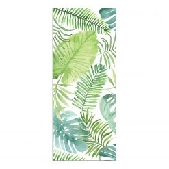 Contento Tapis de couloir Fougère - Vinyle - Vert