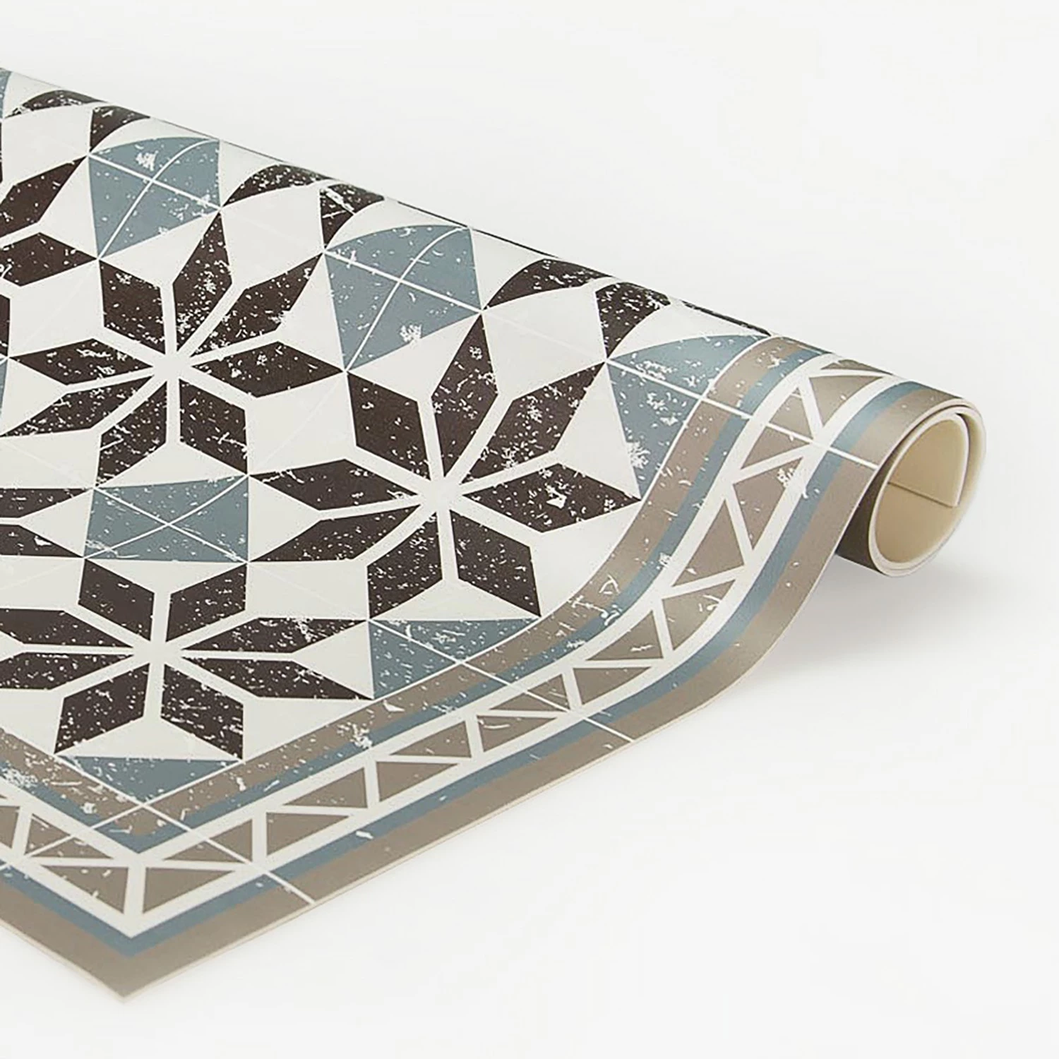 Contento Tapis en vinyle Matteo Carrelage III - 170 x 240 cm 4 Contento Tapis en vinyle Matteo Carrelage III - 170 x 240 cm – Image 2