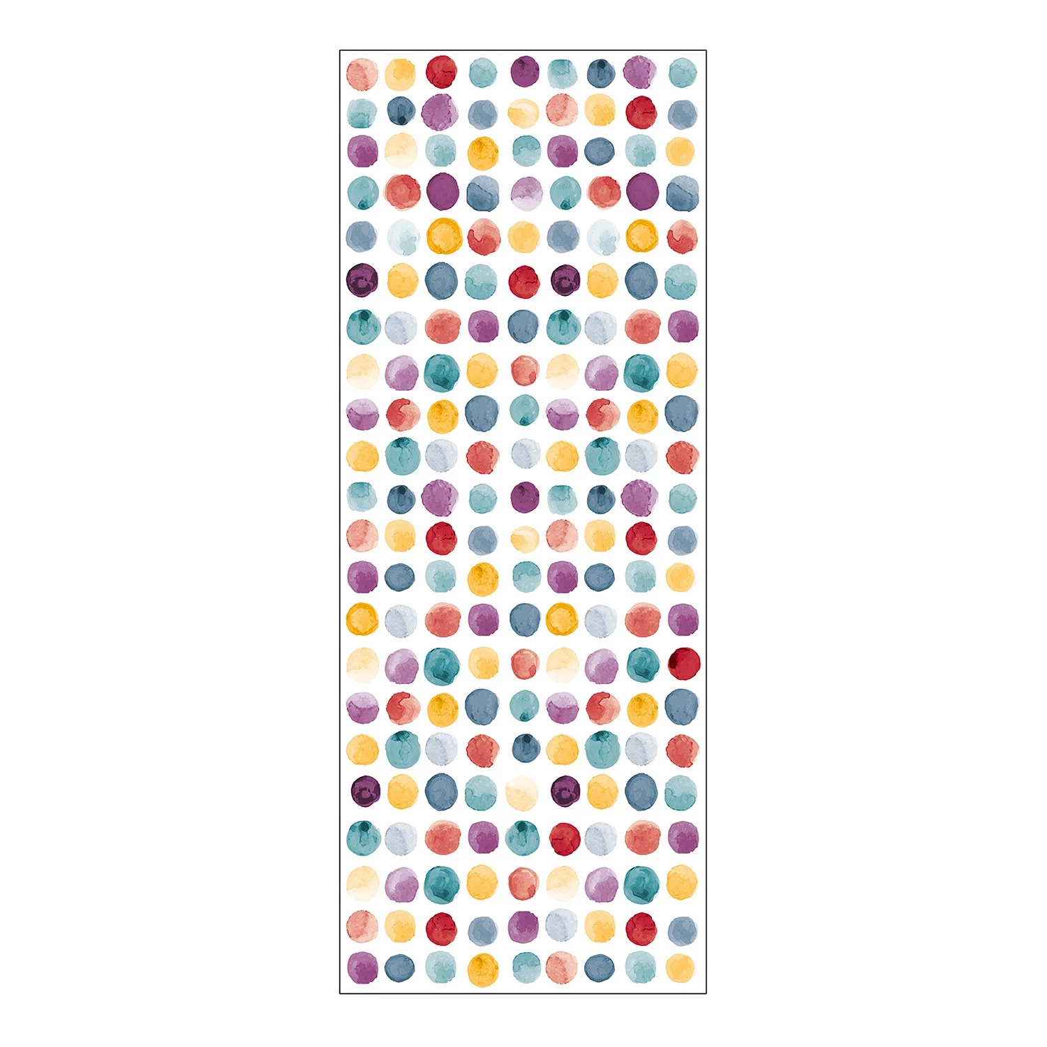 Contento Tapis de couloir Matteo Watercolour Mix - Vinyle - Multicolore 3 Contento Tapis de couloir Matteo Watercolour Mix - Vinyle - Multicolore