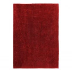 Top Square Tapis épais Orvieto - Polyester - Rouge - 160 x 230 cm