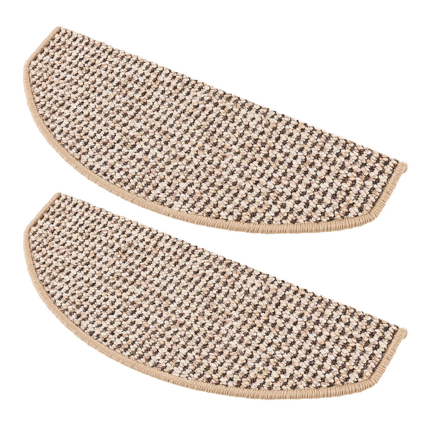 Andiamo Tapis d‘escalier Newport (lot de 2) - Polypropylène - Beige 2 Andiamo Tapis d‘escalier Newport (lot de 2) - Polypropylène - Beige